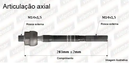 BARRA AXIAL PALIO/SIENA 96..00 DM =BA8042