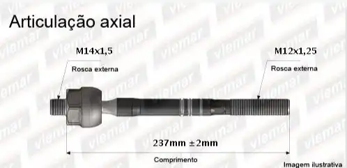 BARRA AXIAL KICKS 2017...2021