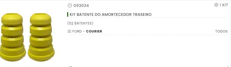 KIT BATENTE COURIER TR (PAR)