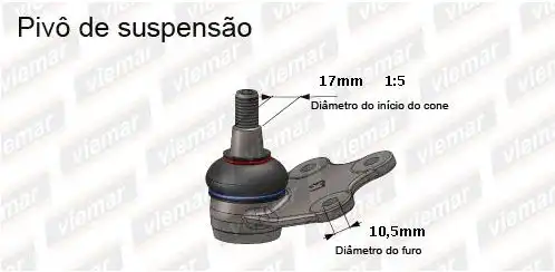 PIVO (FURO 10MM) DUSTER 11...OROCH/CAPTUR 2016....